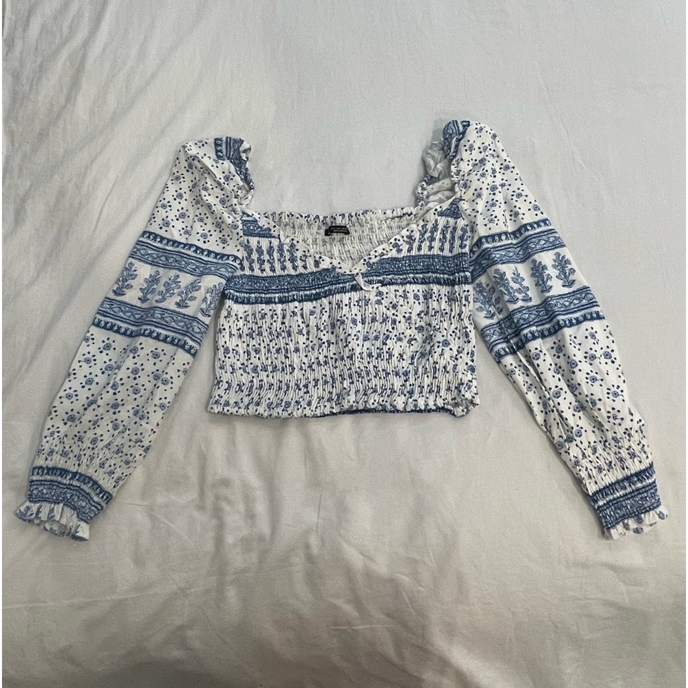Zara long sleeve blouse